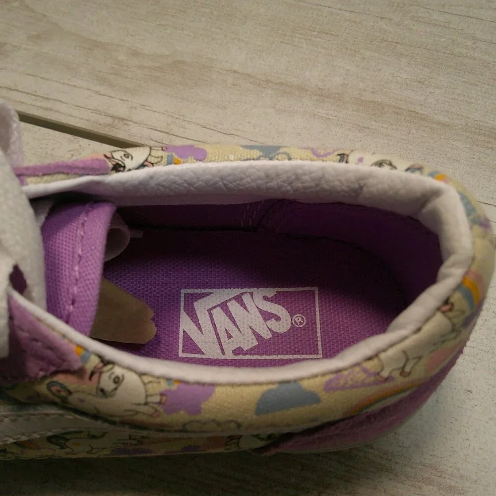 VANS Kids Old Skool Shoes mythical Glow Sheer Lilac Size 3
